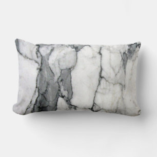 Coussin Rectangle marbre blanc chic et moderne scandinave minimal