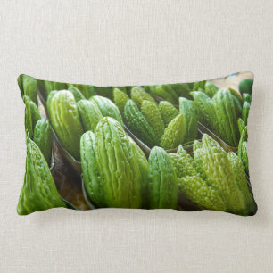 Coussin Rectangle Marché amer Kansas City de ville de concombre de