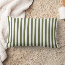 Mariage aux rayures vert olive et blanc rétro
