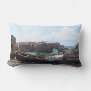Coussin Rectangle Marina Piccola sur l'île de Capri, Italie par Hase