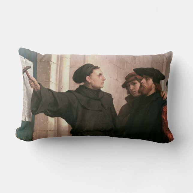 Coussin Rectangle Martin Luther 95 thèses (Recto)