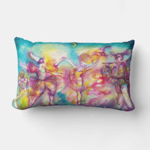 Coussin Rectangle MASQUERADE BALL, Mardi Gras Masques, Danse, Musiqu