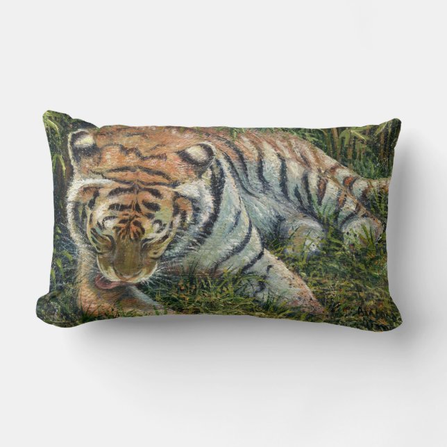 Coussin Rectangle "Matin Grooming" (Recto)