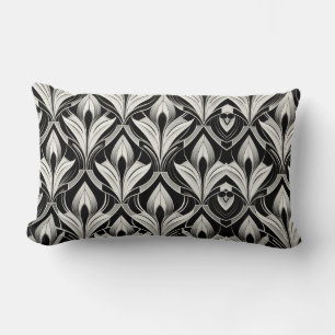 Coussin Rectangle Maton noir et blanc contrasté