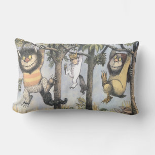 Coussin Rectangle Max et les bêtes sauvages se balançant dans les ar