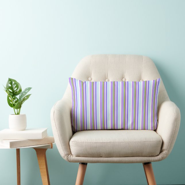 Coussin Rectangle MAZIPOODLES Rayures Spaghetti 14 (Chaise)