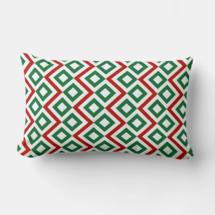 Coussin Rectangle Meander de Noël