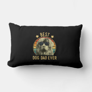 Coussin Rectangle Meilleur Chien Papa Jamais Fars Day Terre-Neuve