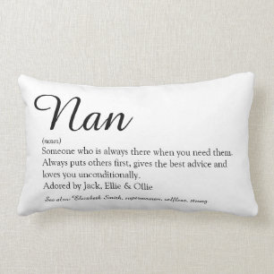 Coussin Rectangle Meilleur Jeu De Grand-Mère, Script De Définition D