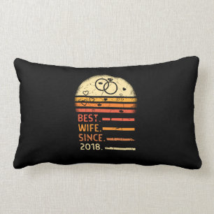 Coussin Rectangle Meilleure femme depuis 2018 la journée de la mère 