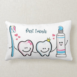 Coussin Rectangle Meilleurs amis