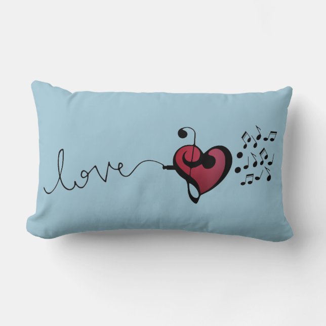 Coussin Rectangle Mélomane (Recto)