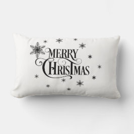 Coussin Rectangle Merry Christmas and good Wisches