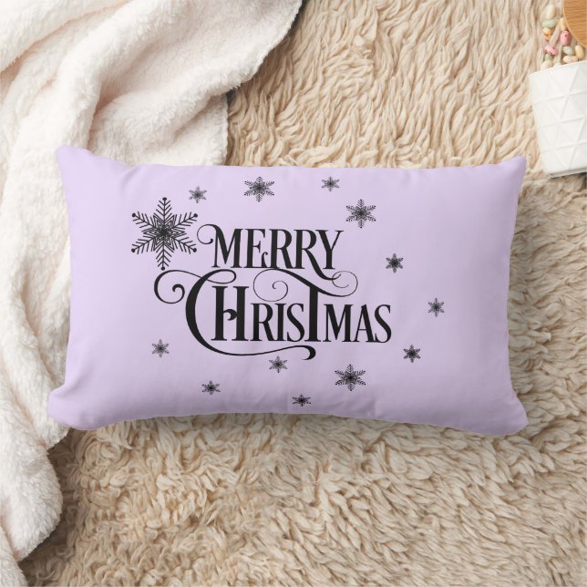 Coussin Rectangle Merry Christmas and good Wisches (Couverture)