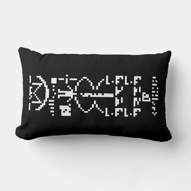 Coussin Rectangle Message binaire Arecibo 1974 (Recto)