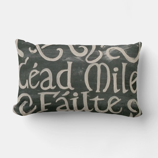 Coussin Rectangle Mille Failte de Cead (Recto)