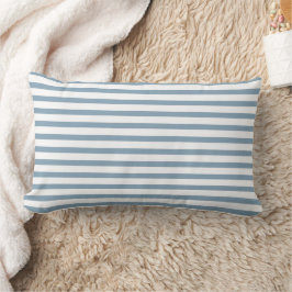 Coussin Rectangle Minimal Blue Stripes Modern Pattern Design