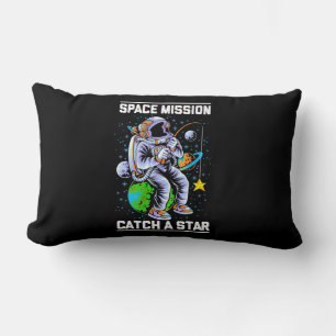Coussin Rectangle Mission spatiale astronaute Attraper une étoile