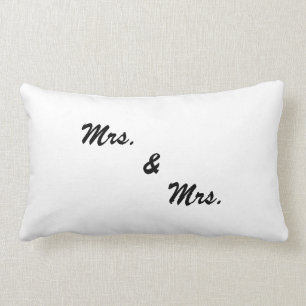 Coussin Rectangle "Mme et Mme "coussin