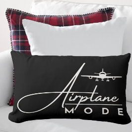 Coussin Rectangle Mode avion, Voyage, Script minimal, Aviation