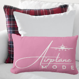 Coussin Rectangle Mode avion, Voyage, Script minimal, Aviation