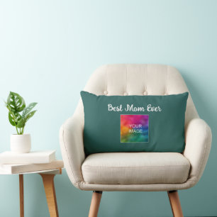 Coussin Rectangle Modèle de typographie élégante personnalisée Meill