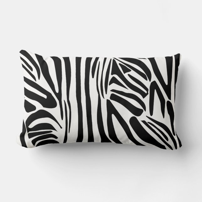 Coussin Rectangle Modèle Zèbre (Recto)