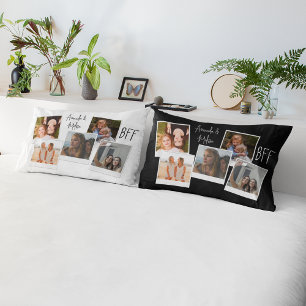 Coussin Rectangle Moderne Meilleure amie 5 Photos