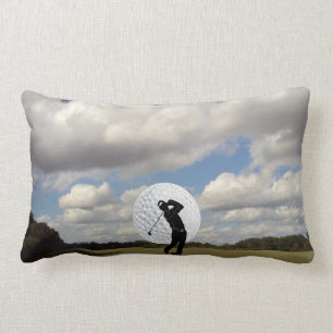 Coussin Rectangle Monde de golf