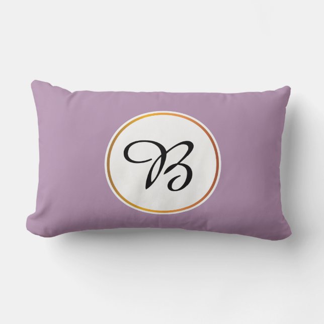 Coussin Rectangle monogramme (Recto)
