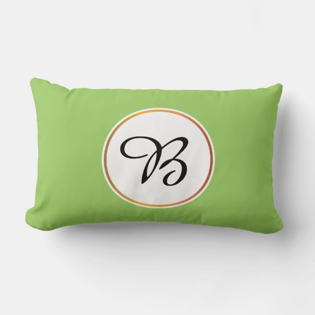 Coussin Rectangle monogramme (Recto)