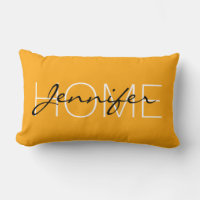 monogramme de la maison couleur mandarine foncée