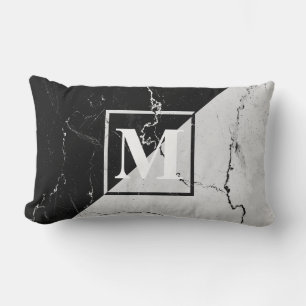 Coussin Rectangle Monogramme de marbre