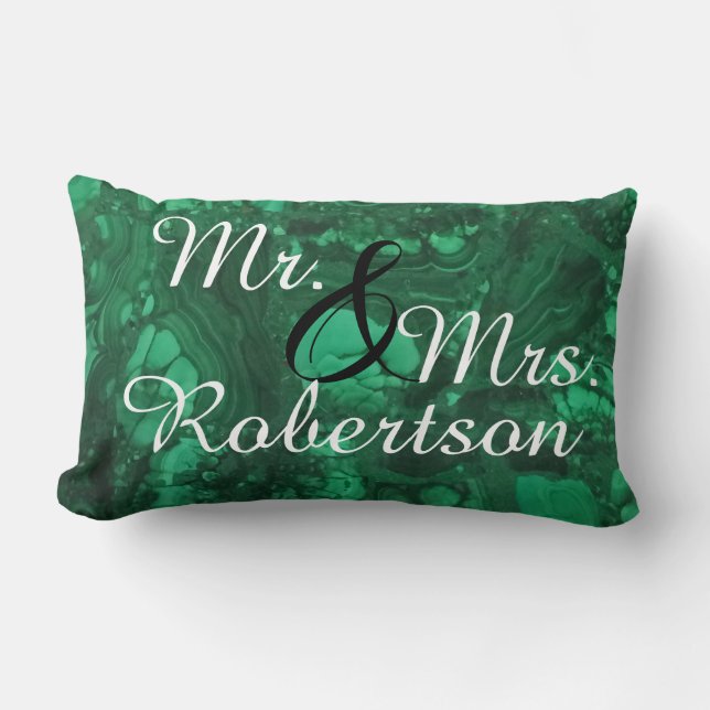 Coussin Rectangle Monsieur et Madame Jeune Marié Pierre Précieuse Ve (Recto)