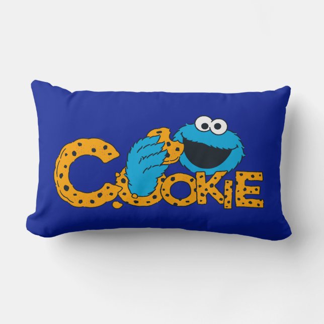 Coussin Rectangle Monstre des cookies | Cookie ! (Recto)