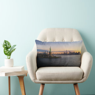 Coussin Rectangle Monuments   Statue of Liberty NYC