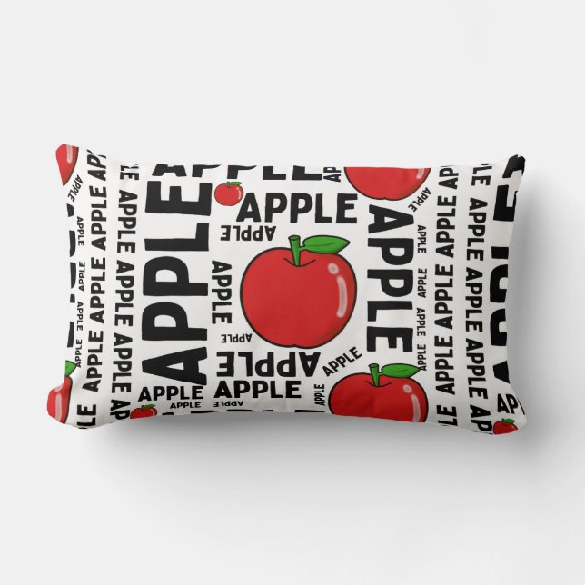 COUSSIN RECTANGLE MOTIF APPLE (Recto)