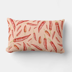 Coussin Rectangle Motif Chili Pepper