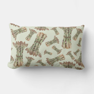 Coussin Rectangle Motif d'asperges