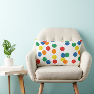 Coussin Rectangle Motif de balle coloré