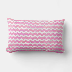 Coussin Rectangle Motif de Chevon de sucrerie de coton