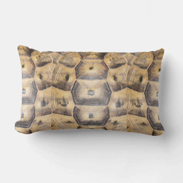 Coussin Rectangle Motif de coque Tortoise (Recto)