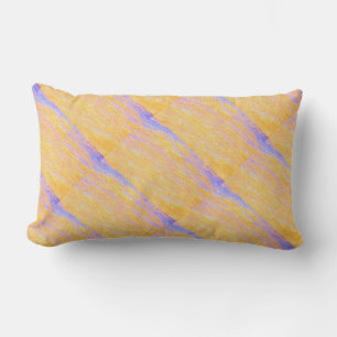 Coussin Rectangle Motif de couleur jaune sable