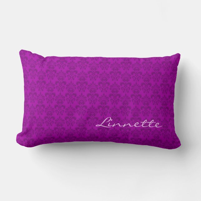 Coussin Rectangle Motif de damassé (Recto)