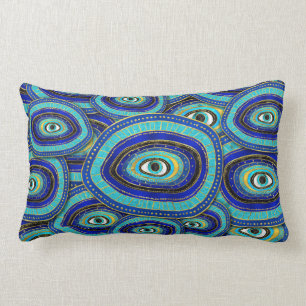 Coussin Rectangle Motif de Evil Eye Amulet