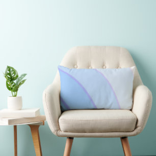 Coussin Rectangle Motif de wirl Pastel Ombre Bleu