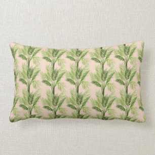 Coussin Rectangle Motif d'intérieur de palmier de l'oasis  