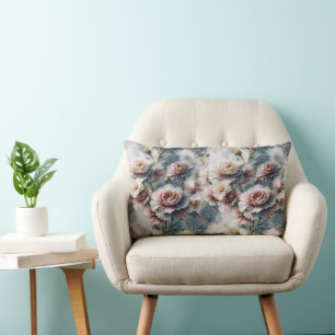 Coussin Rectangle motif d'oeillets Abstraits 2