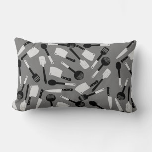 Coussin Rectangle Motif d'ustensiles de cuisine