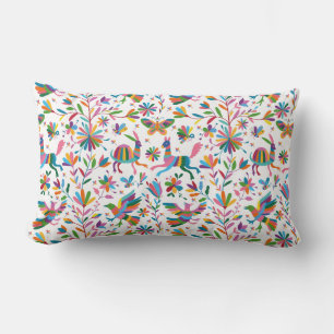 Coussin Rectangle Motif lumineux à l'ottomi mexicain